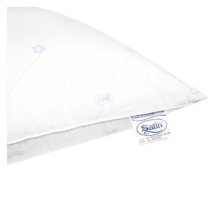 หมอนหนุนสุญญากาศ ใยสังเคราะห์ SATIN 19x28 นิ้ว สีขาว_1