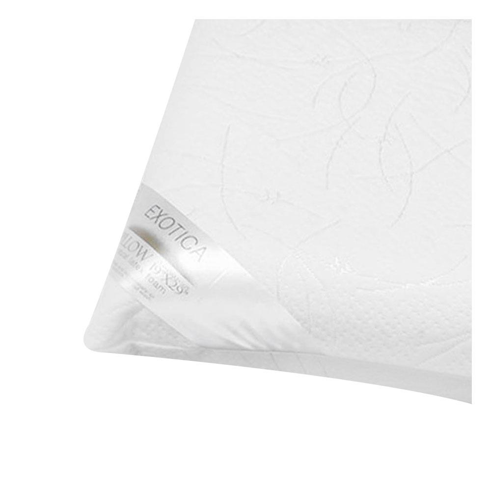 หมอนสุขภาพ ยางพารา EXOTICA PL1L-00XO 19x29 นิ้ว สีขาว