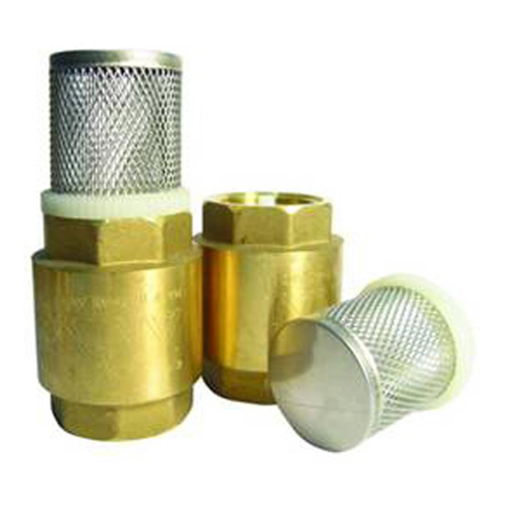 ฟุตวาล์วสปริง ANA 3/4 นิ้ว สีทอง