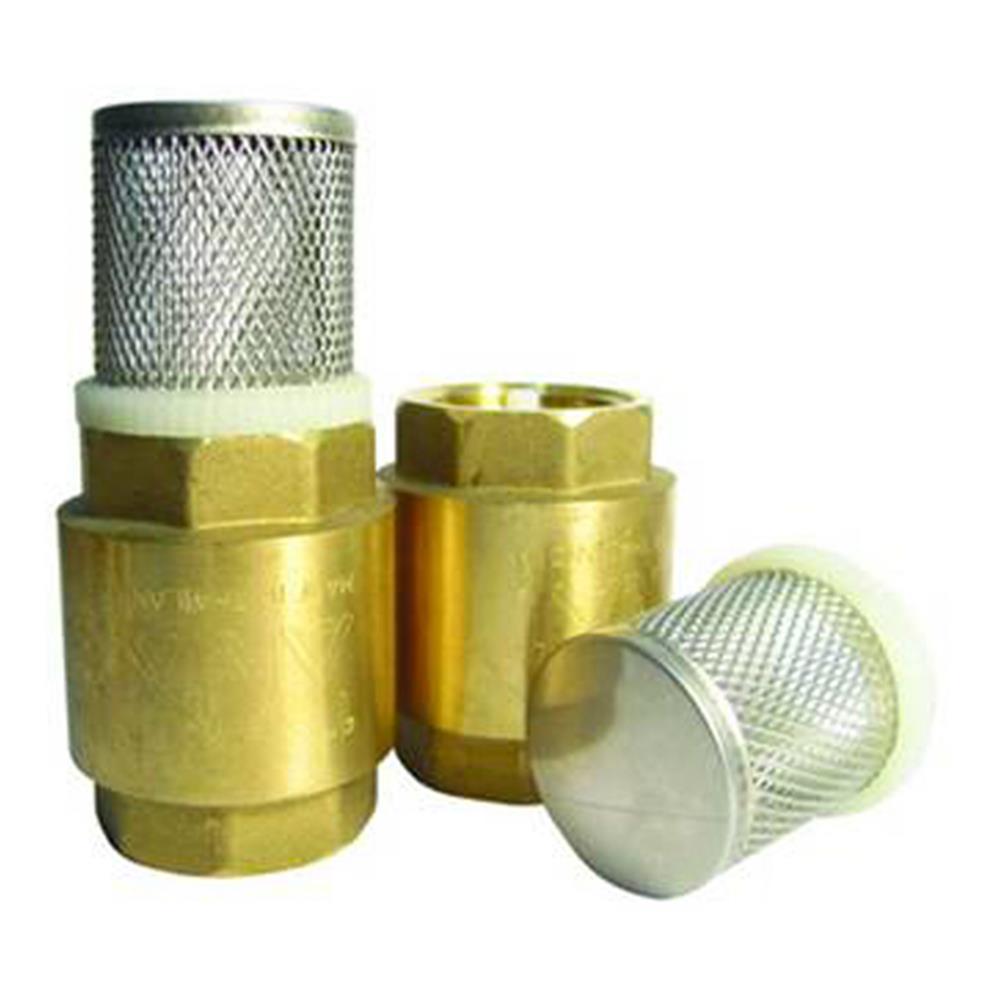 ฟุตวาล์วสปริง ANA 1 นิ้ว สีทอง