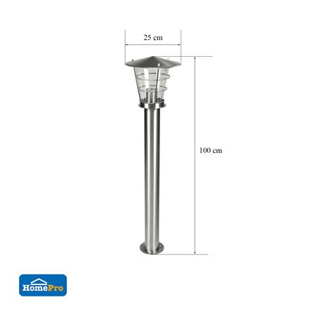 ไฟทางเดิน XG6113/100CM CARINI MT/GS MD 1 หลอด สีเงิน_5