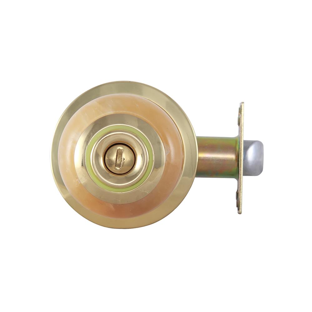 ลูกบิดห้องน้ำ หัวจัน HAFELE 489.93.615 สีหินอ่อนเหลือง/ทองเหลืองด้าน/เงา