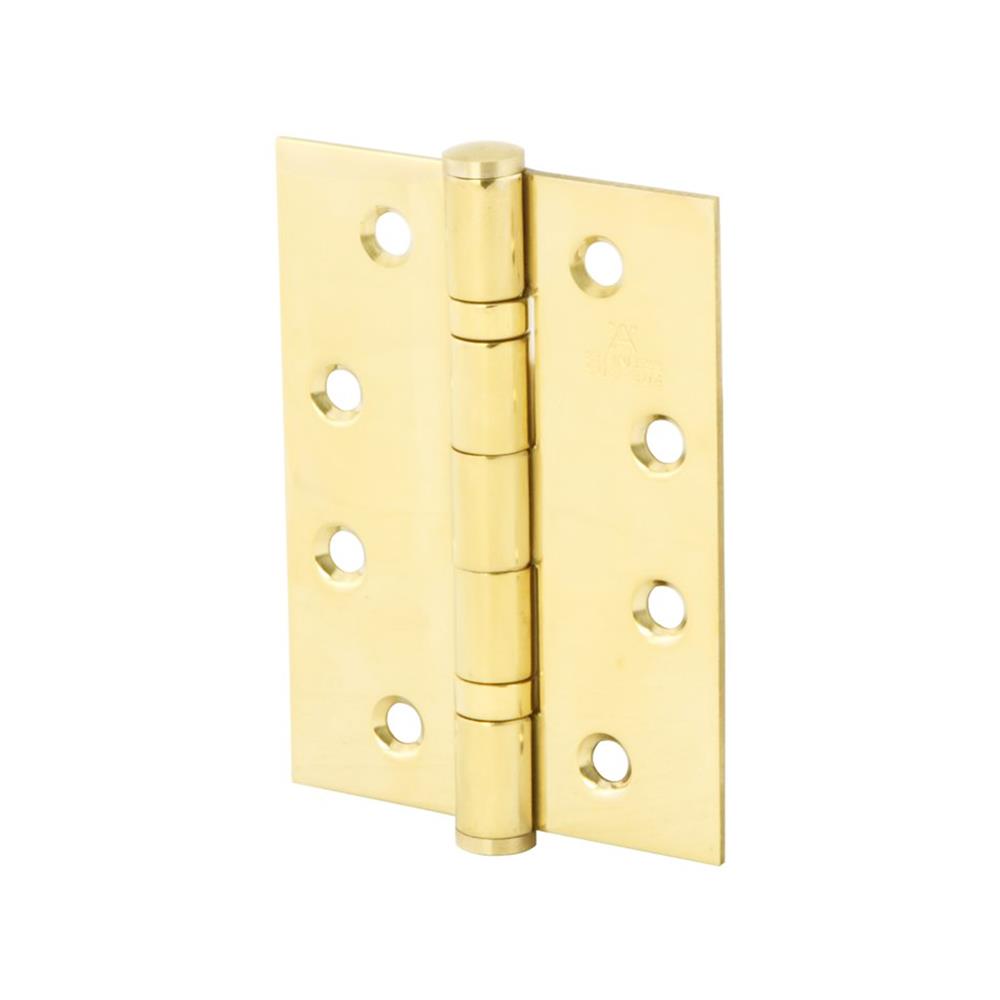 บานพับ 4X3 นิ้ว X 2.5 มม. HAFELE 489.04.802 สีทองเหลืองขัดเงา แพ็ก 2 ชิ้น