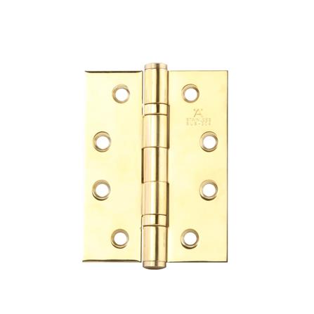 บานพับ 4X3 นิ้ว X 2.5 มม. HAFELE 489.04.802 สีทองเหลืองขัดเงา แพ็ก 2 ชิ้น