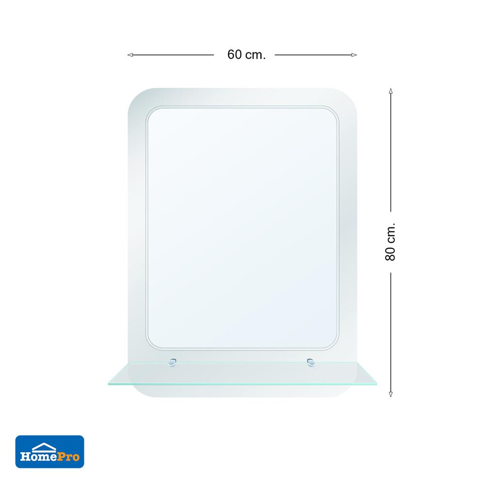 กระจกชั้นวาง MOYA VM-Z114 60X80 ซม.