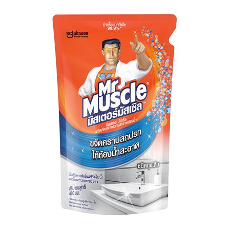 รีฟิลน้ำยาทำความสะอาดห้องน้ำ MR.MUSCLE 400 มล._0