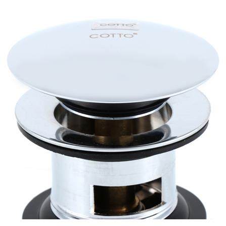 สะดืออ่างล้างหน้าแบบกด COTTO CT665(HM) สีโครม_1