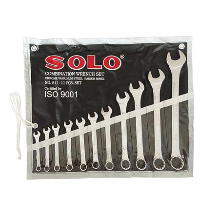 ชุดประแจแหวนข้างปากตาย SOLO NO.811 11 ชิ้น_0