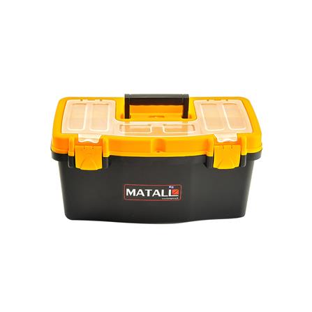 กล่องเครื่องมือพลาสติก PRO MATALL HL3078-F 19 นิ้ว สีดำ/เหลือง