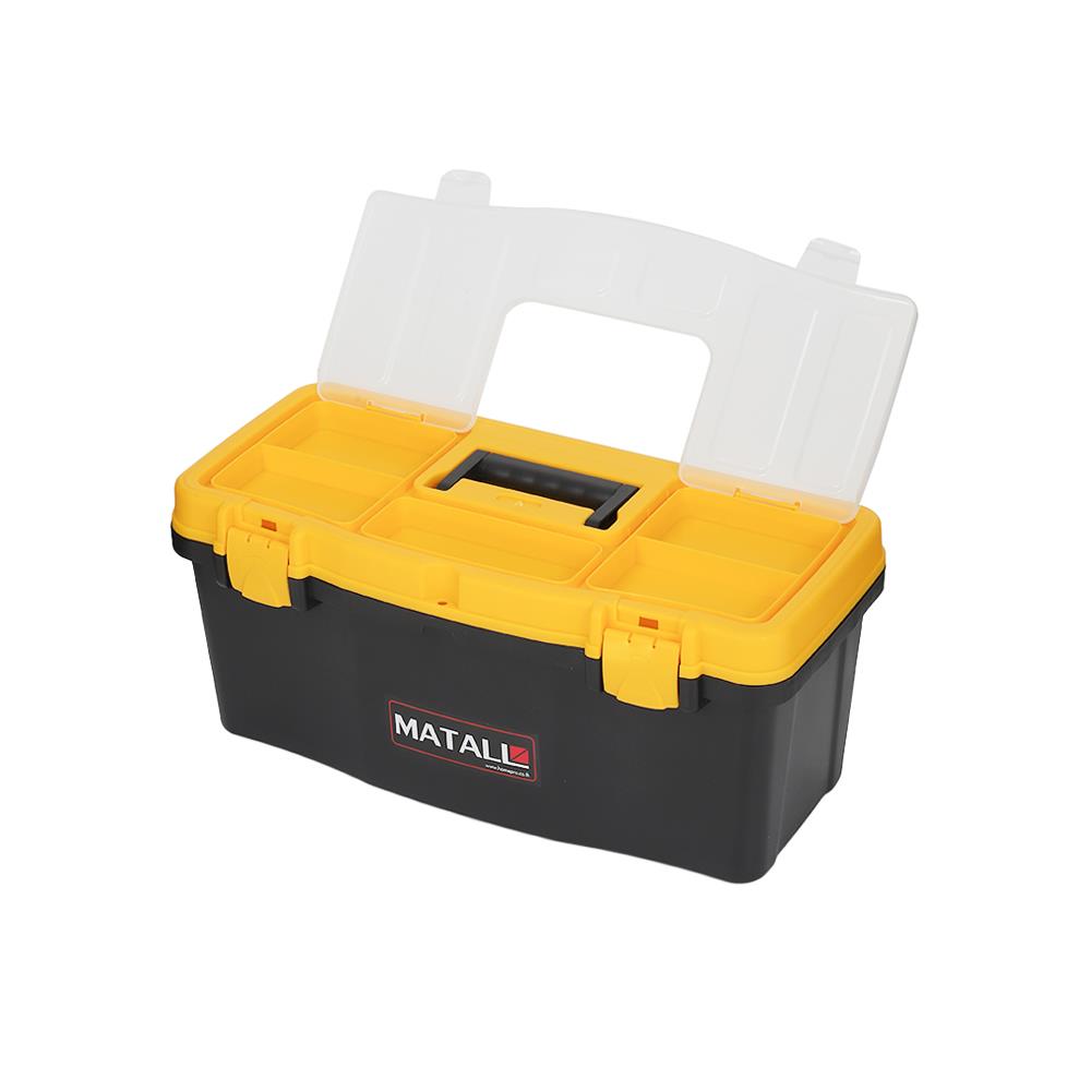 กล่องเครื่องมือพลาสติก PRO MATALL HL3078-E 22 นิ้ว สีดำ/เหลือง