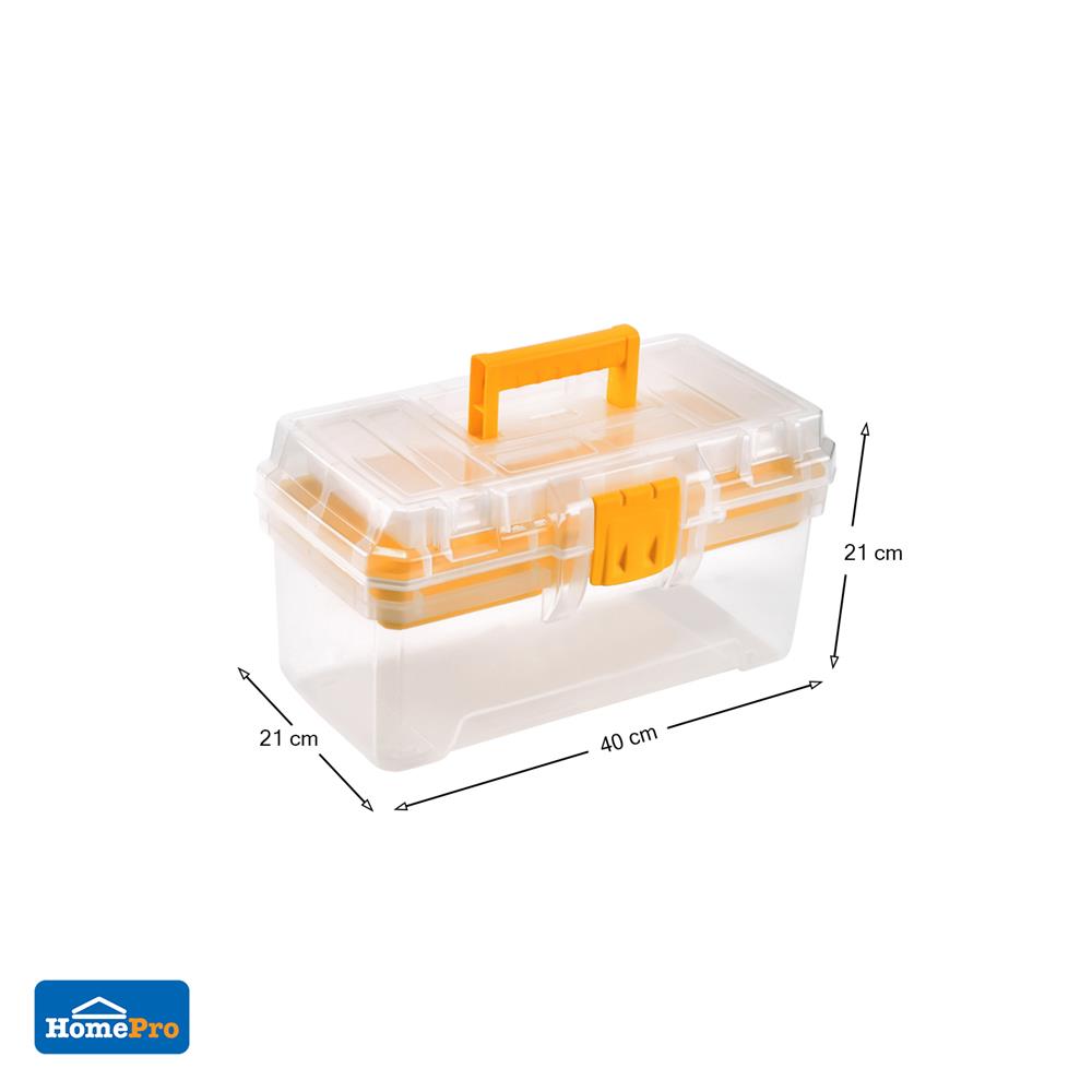 กล่องเครื่องมือ DIY MATALL HL30124 15.5 นิ้ว สีใส