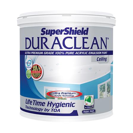 สีน้ำทาฝ้า TOA SUPERSHIELD DURACLEAN 1 แกลลอน_0