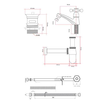 ชุดก๊อกอ่างล้างหน้า LUZERN SET H-131A_1