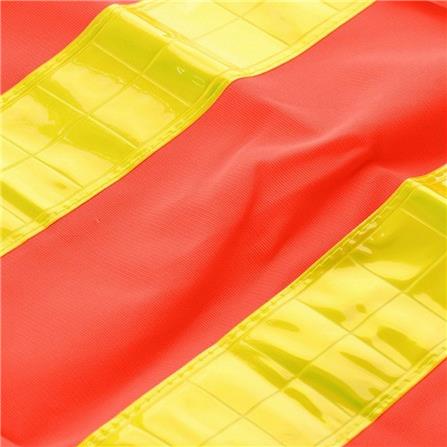 เสื้อจราจร 2 แถบ RIGHT 5102 สีส้ม_1