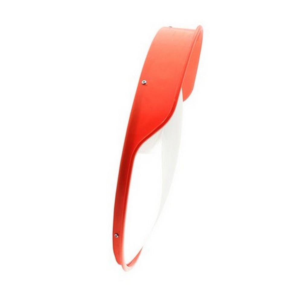 กระจกโค้งแบบมีปีก RIGHT 24 นิ้ว สีส้ม