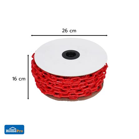 โซ่พลาสติก  RIGHT 8104 6 มม. สีแดง_4