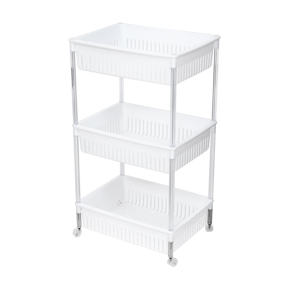 ชั้นวางของพลาสติก 3 ชั้น มีล้อ KEYWAY AP903