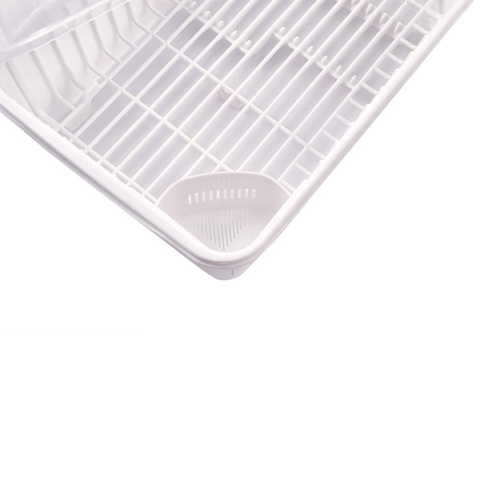 ชั้นคว่ำจานพลาสติกมีฝาครอบ+ใส่ช้อนKEYWAY