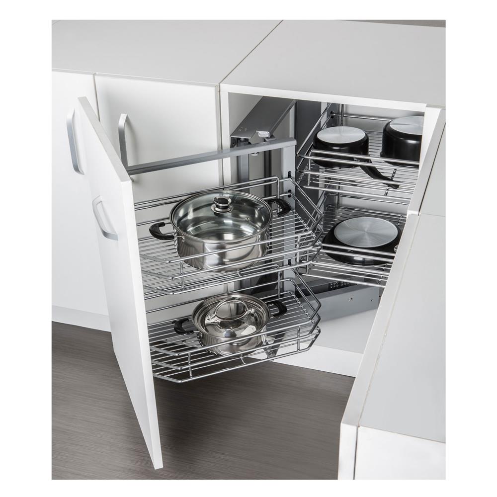 ชุดตะแกรงเข้ามุมแบบดึงบานเปิดซ้าย HAFELE 495.35.321