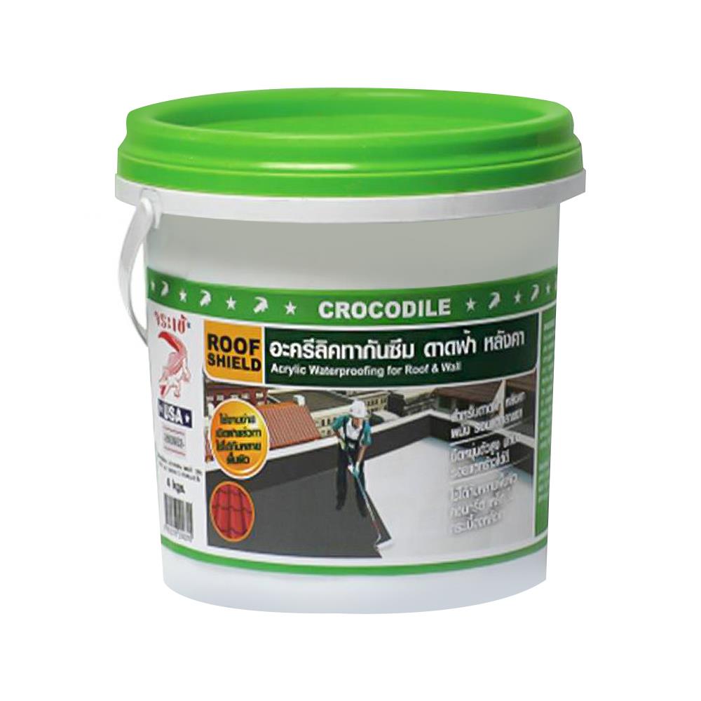 อะคริลิกกันซึม จระเข้ 20 กก. สีขาว