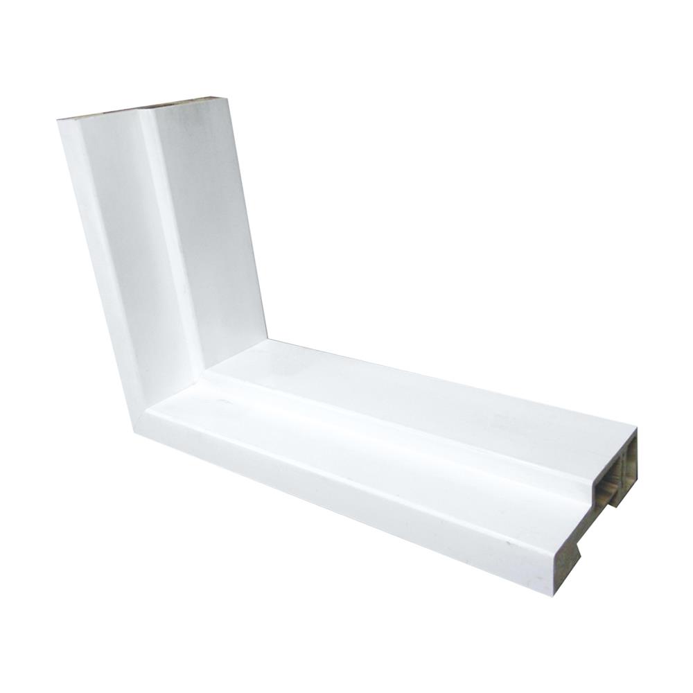 วงกบประตู ขอบเรียบ KING 80X200 ซม. สีขาว