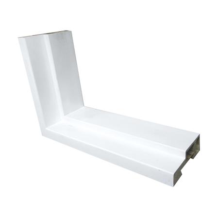 วงกบประตู ขอบเรียบ KING 80X200 ซม. สีขาว_1