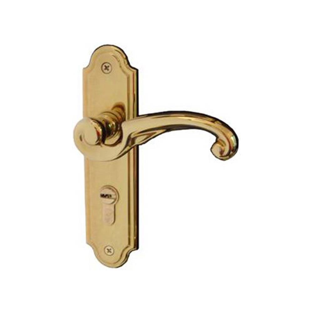 มือจับก้านโยกห้องทั่วไป MORTISE  MTL 2585 สีทองเงา