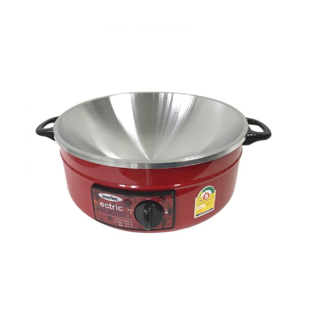 กระทะไฟฟ้า IMARFLEX MP16Q 3 ลิตร สีแดง