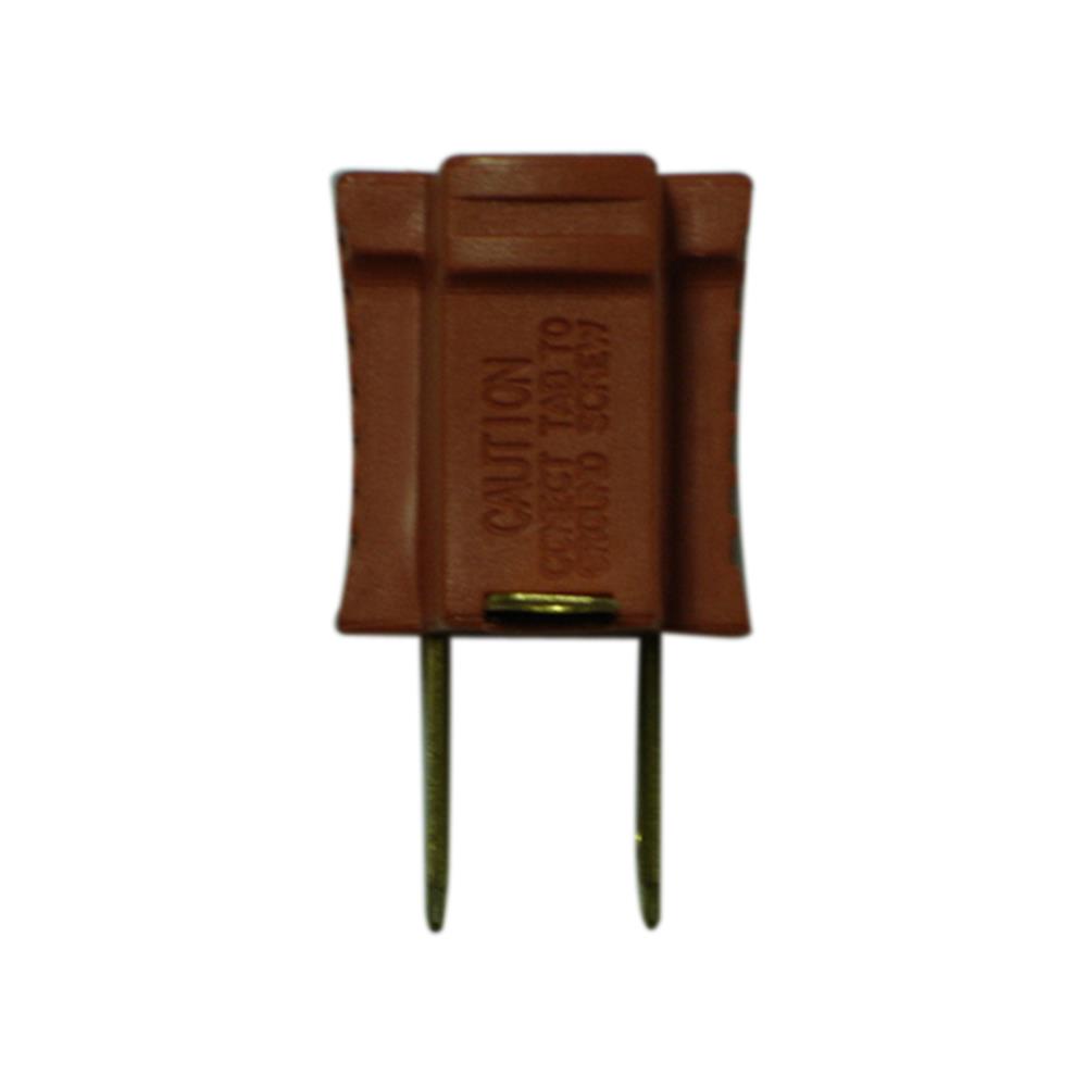 ปลั๊กเสียบ 2 ขาแบน JSN JSN004 สีแดง