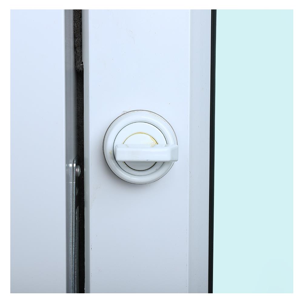 ประตูบานสวิงเดี่ยว อะลูมิเนียม WINDOW ASIA 100x205 ซม. สีขาว