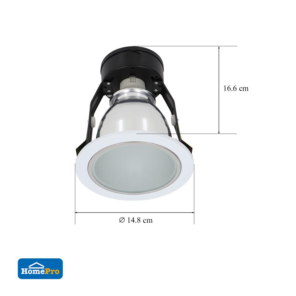 ดาวน์ไลท์ CARINI YP4016-WH 4 นิ้ว สีขาว กลม