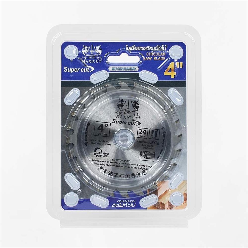 ใบเลื่อยวงเดือน MAXICUT SUPER CUT 4 นิ้ว 24 ซี่ฟัน