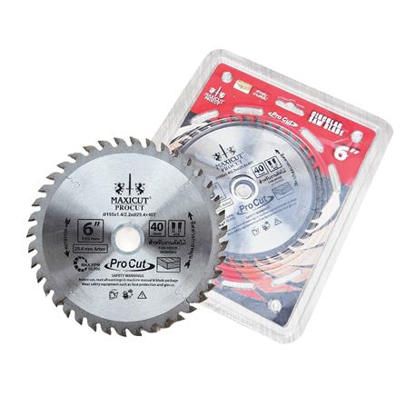 ใบเลื่อยวงเดือน MAXICUT PROCUT 6 นิ้ว 40 ซี่ฟัน_2