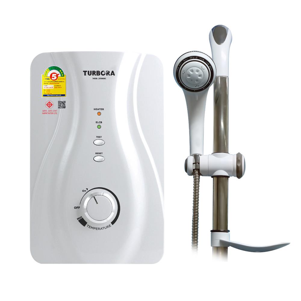 เครื่องทำน้ำอุ่น TURBORA MR-3500E 3500 วัตต์ สีขาว