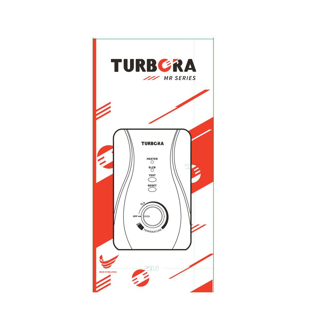 เครื่องทำน้ำอุ่น TURBORA MR-4500E 4500 วัตต์ สีขาว