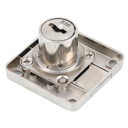 กุญแจล็อกลิ้นชัก HAFELE 482.01.203 สีทองเหลือง_1