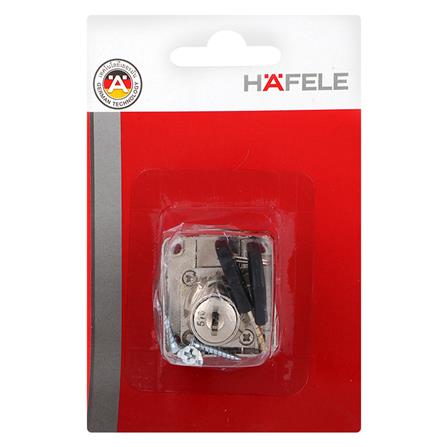 กุญแจล็อกลิ้นชัก HAFELE 482.01.203 สีทองเหลือง_3