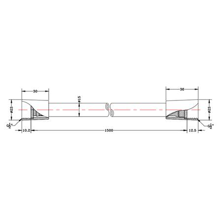 สายฝักบัว PVC NIKLES 21605 150 ซม._1