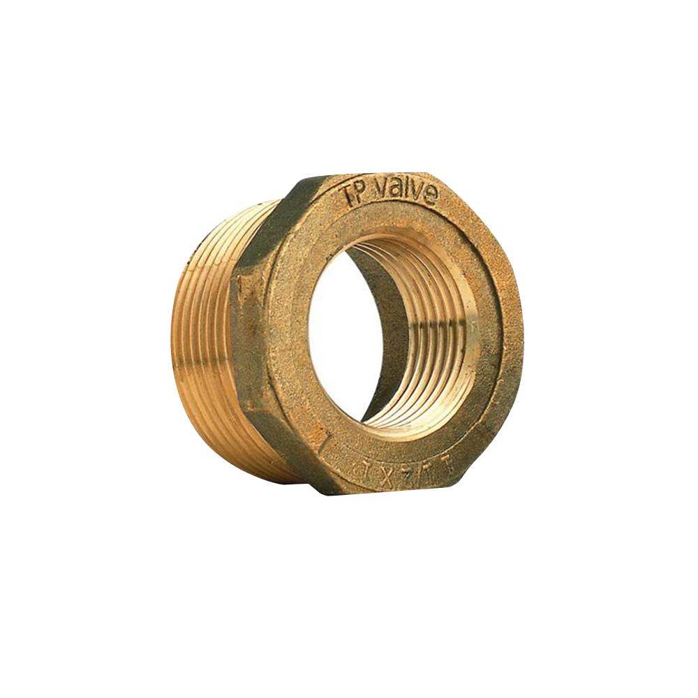 ข้อต่อลดเหลี่ยมทองเหลือง TP 1 1/4 นิ้ว X 1 นิ้ว