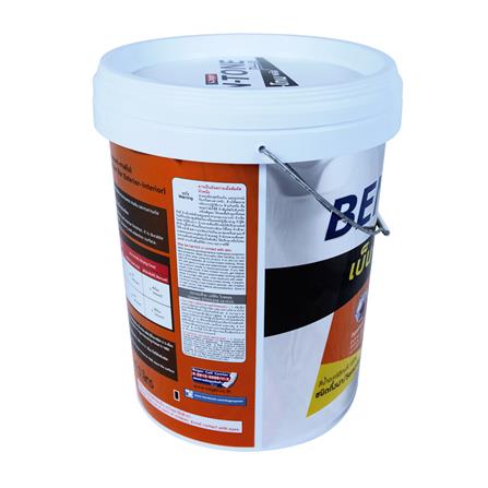 สีน้ำทาภายนอก ชนิดด้าน BEGER BENTONE E001 สีขาว 5 แกลลอน_3