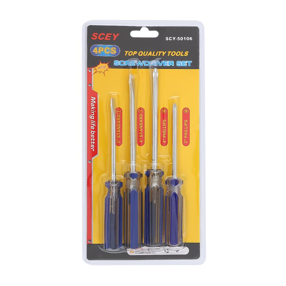 ไขควงชุด ซิโน 4 ชิ้น/ชุด