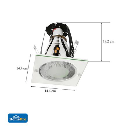 ดาวน์ไลท์ CARINI B4740-WH 4 นิ้ว ทรงเหลี่ยม_4