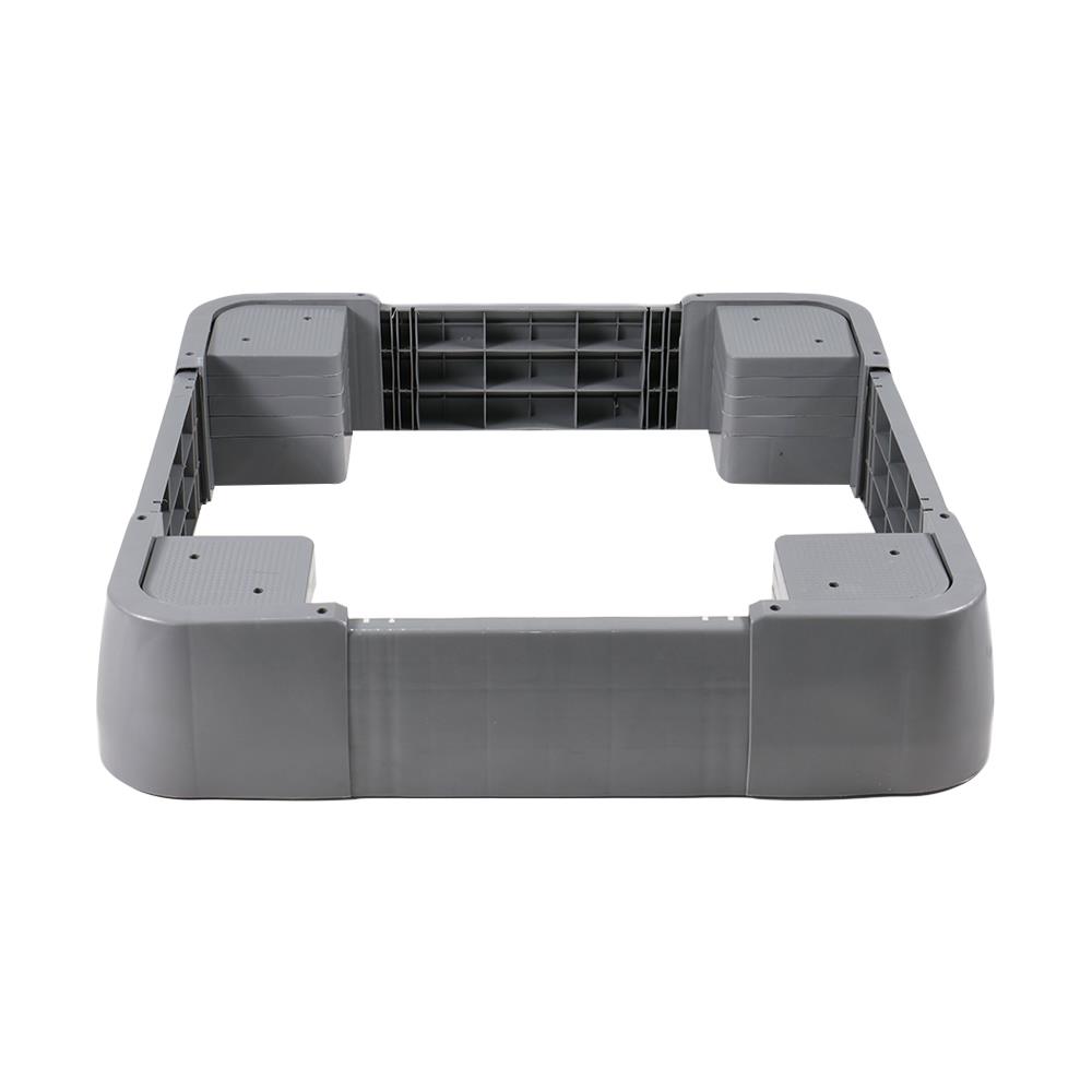 ฐานรองเครื่องซักผ้าปรับได้ CKR PLASTIC F-WS-WL 51-65X51-65 ซม. สีเทา SIZE S