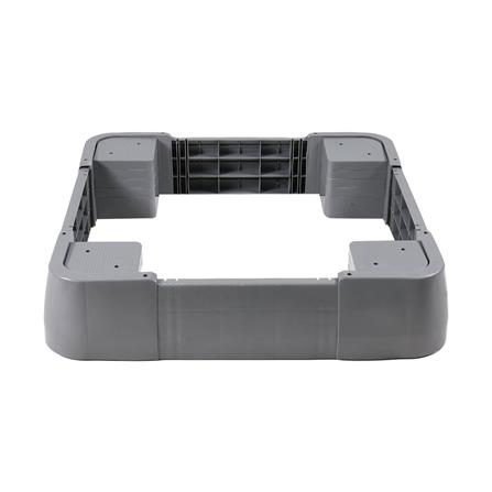 ฐานรองเครื่องซักผ้าปรับได้ CKR PLASTIC F-WS-WL 51-65X51-65 ซม. สีเทา SIZE S_1