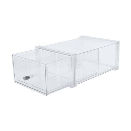 กล่องฝาหน้า 4 ช่อง NAM NGAI HONG 9974S 20.5x29.5x12.5 ซม. สีใส_2