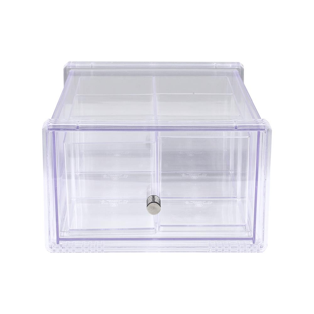 กล่องฝาหน้า 6 ช่อง BOXBOX 9976S 20.5x29.5x12.5 ซม. สีใส