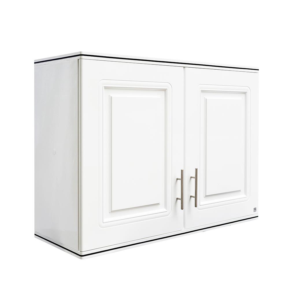 ตู้แขวนบานคู่ ABS KING PLAT-PEARL 90x68 ซม. สีขาว