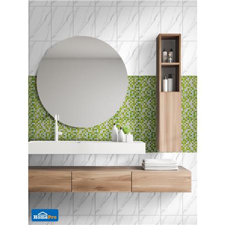 โมเสคแก้ว 30x30x0.40 ซม. TARA คละลายกรีนเลมอน_2