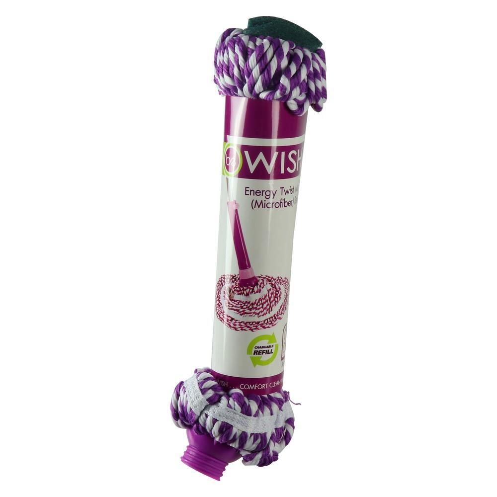 อะไหล่ม็อบบิดไมโครไฟเบอร์ BE WISH 4 นิ้ว สีม่วง