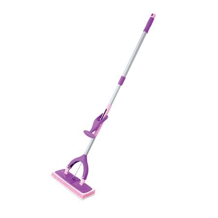 ไม้ม็อบฟองน้ำ/ไมโครไฟเบอร์ BE WISH วิงส์ 10 นิ้ว สีม่วง_0